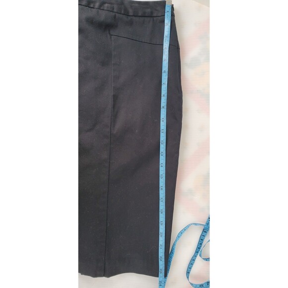 Worthington Womens Black Pencil Skirt 14 Stretch Zipper Office Preppy Dark Acade - Picture 8 of 12